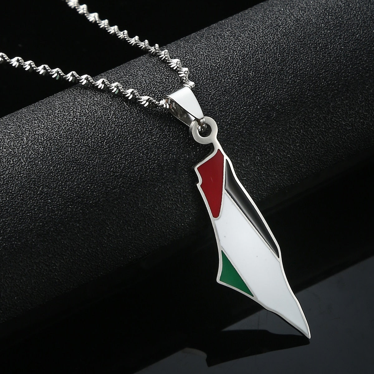 Palestine Flag Necklace