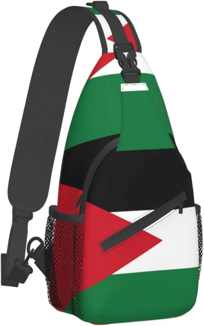 Palestine Flag Cross-body Backpack