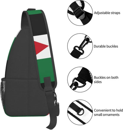 Palestine Flag Cross-body Backpack