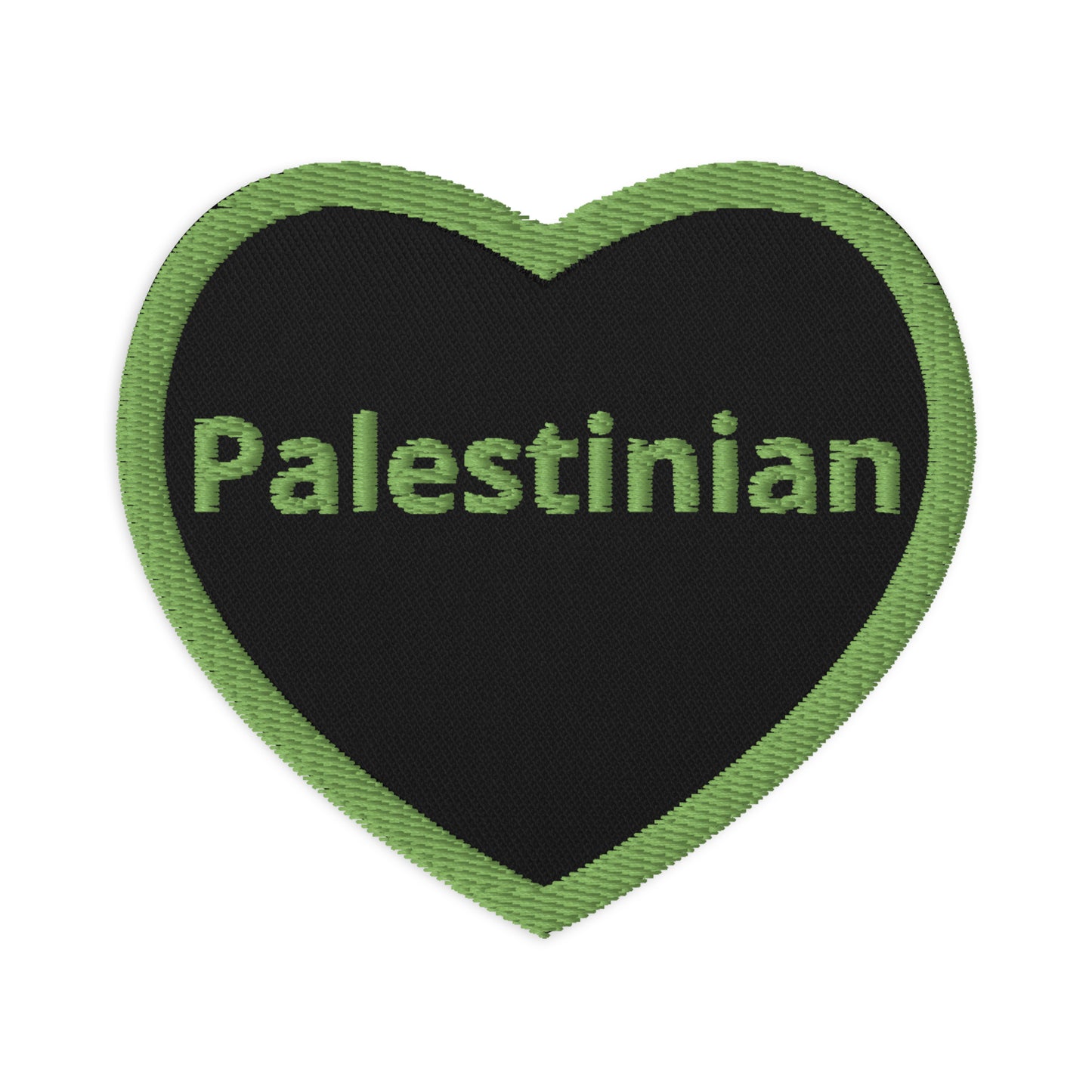 Palestinian Heart Embroidered patch