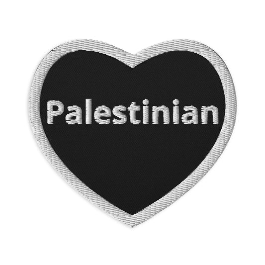 Palestinian Heart Embroidered patch