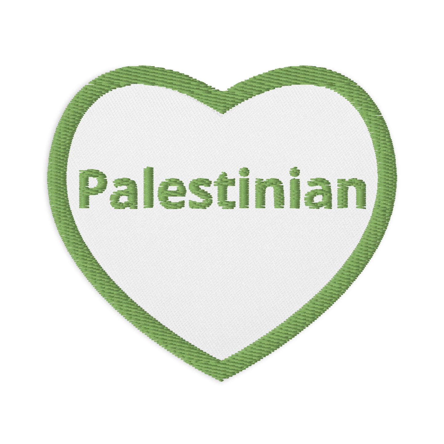 Palestinian Heart Embroidered patch