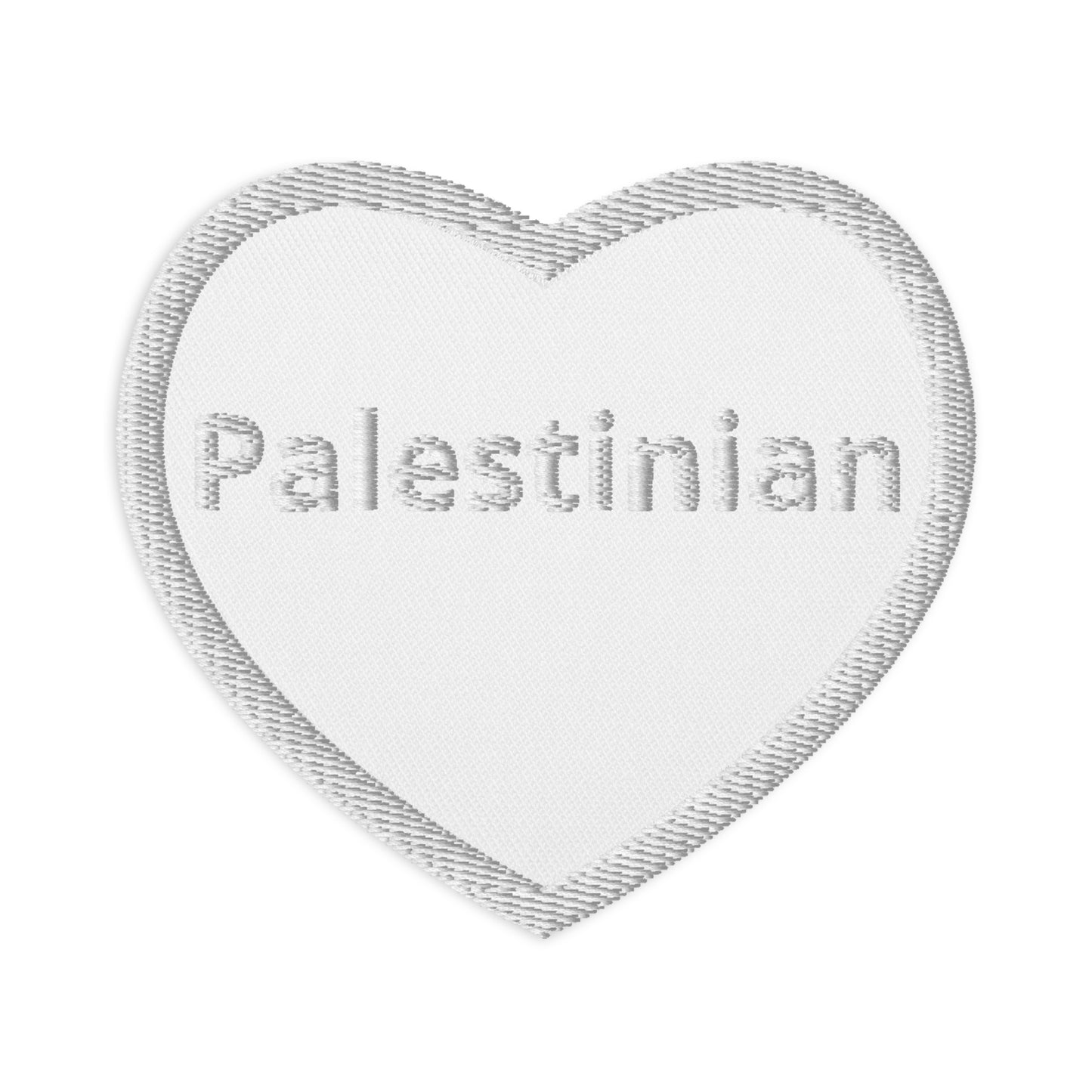 Palestinian Heart Embroidered patch