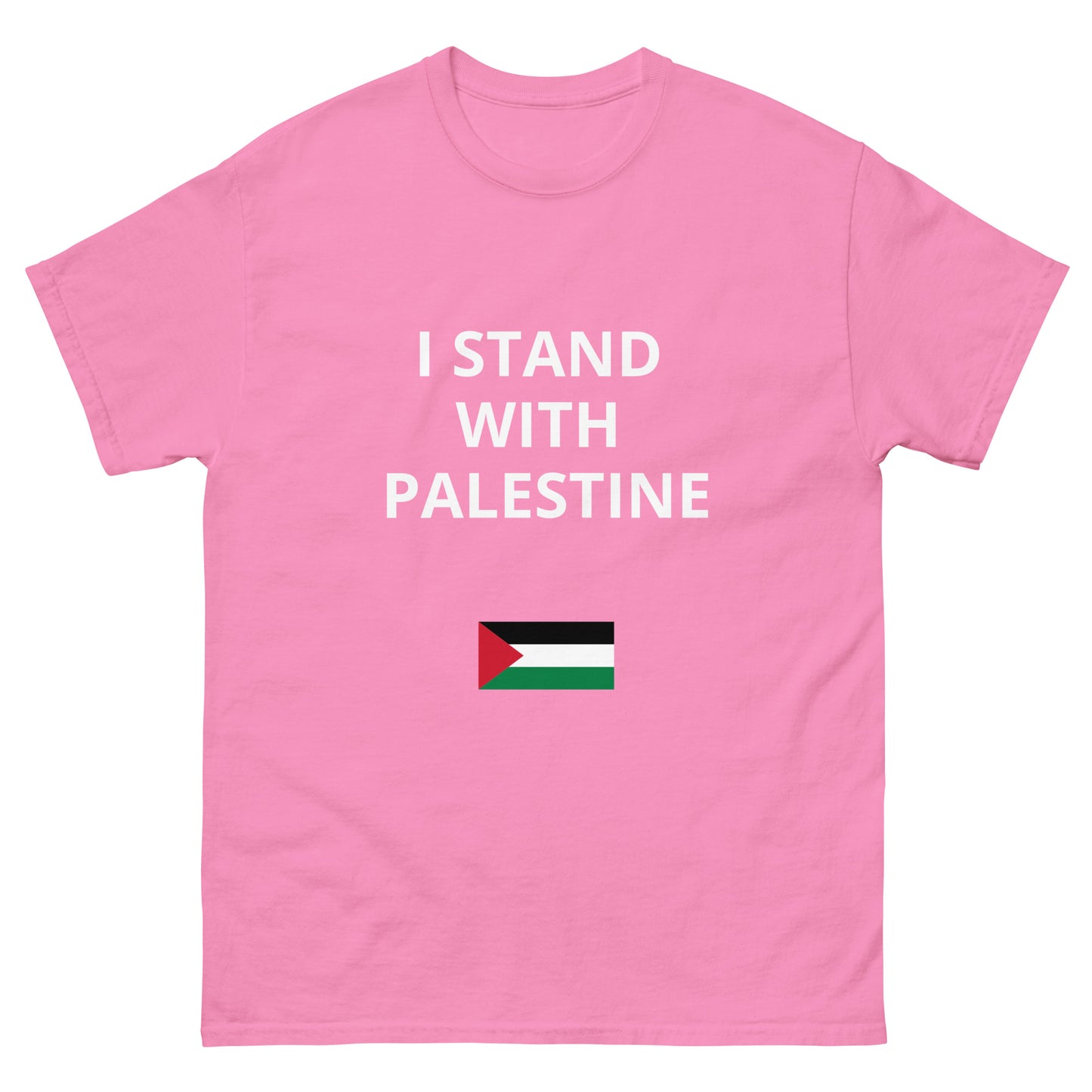 "I Stand with Palestine" Men's Printed tee