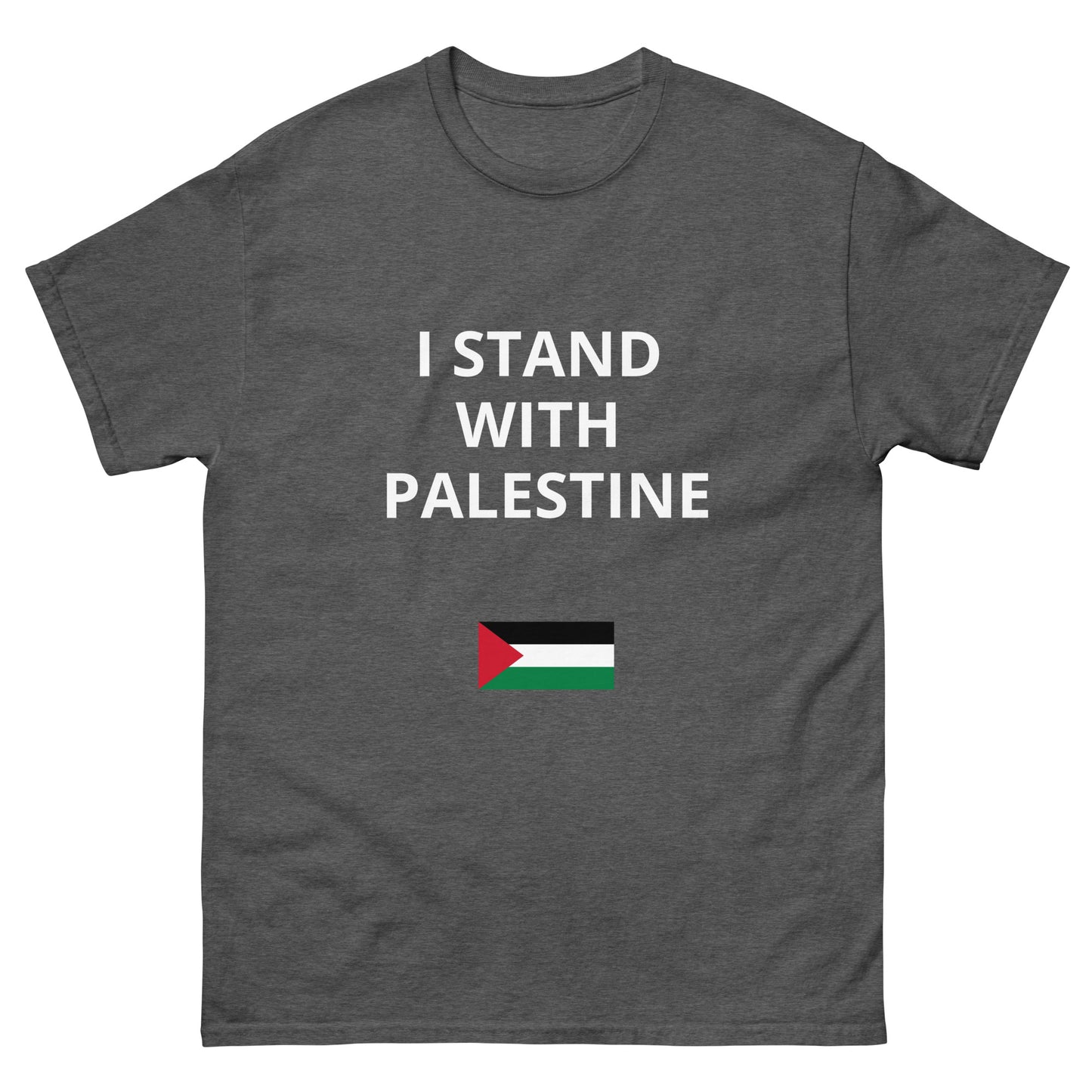 "I Stand with Palestine" Men's Printed tee