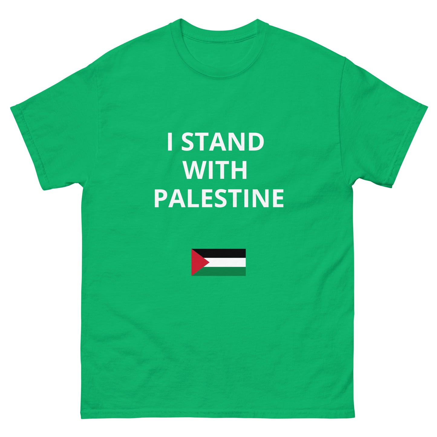 "I Stand with Palestine" Men's Printed tee