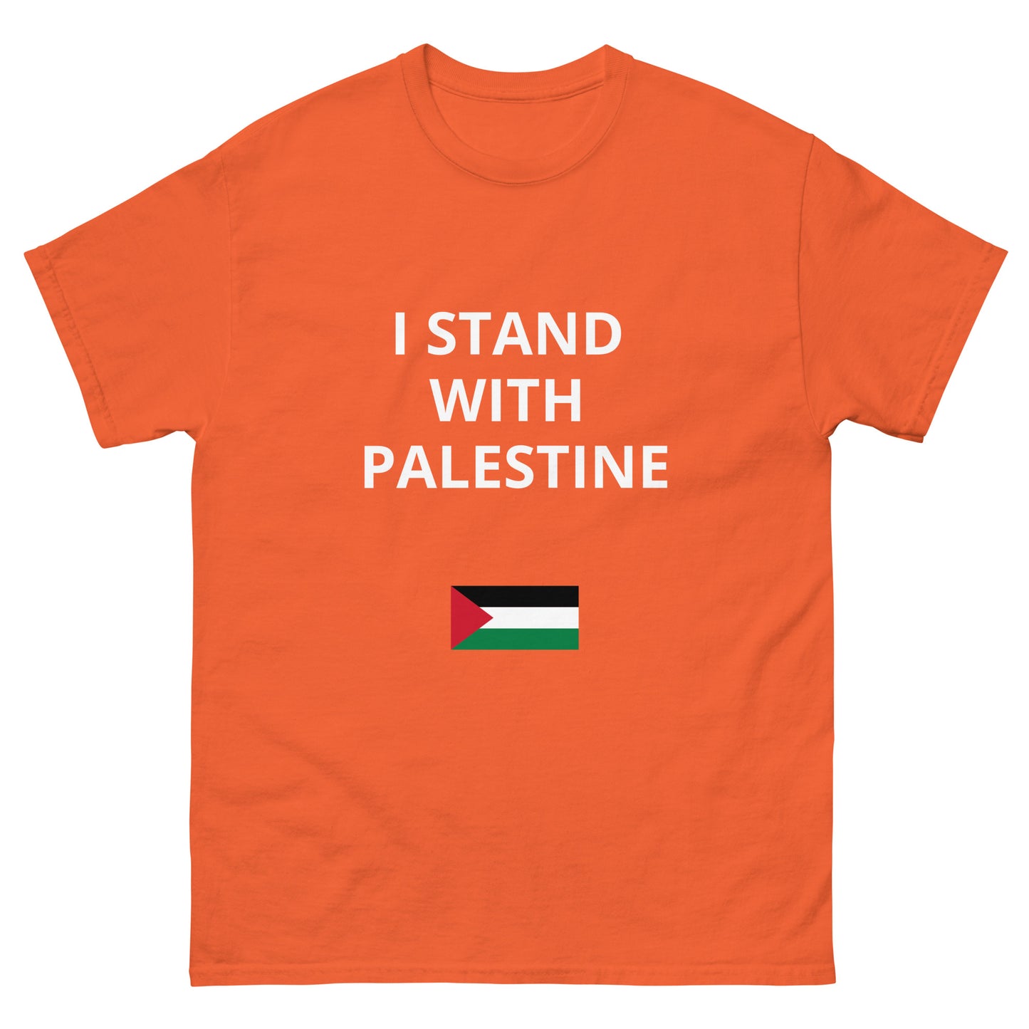 "I Stand with Palestine" Men's Printed tee