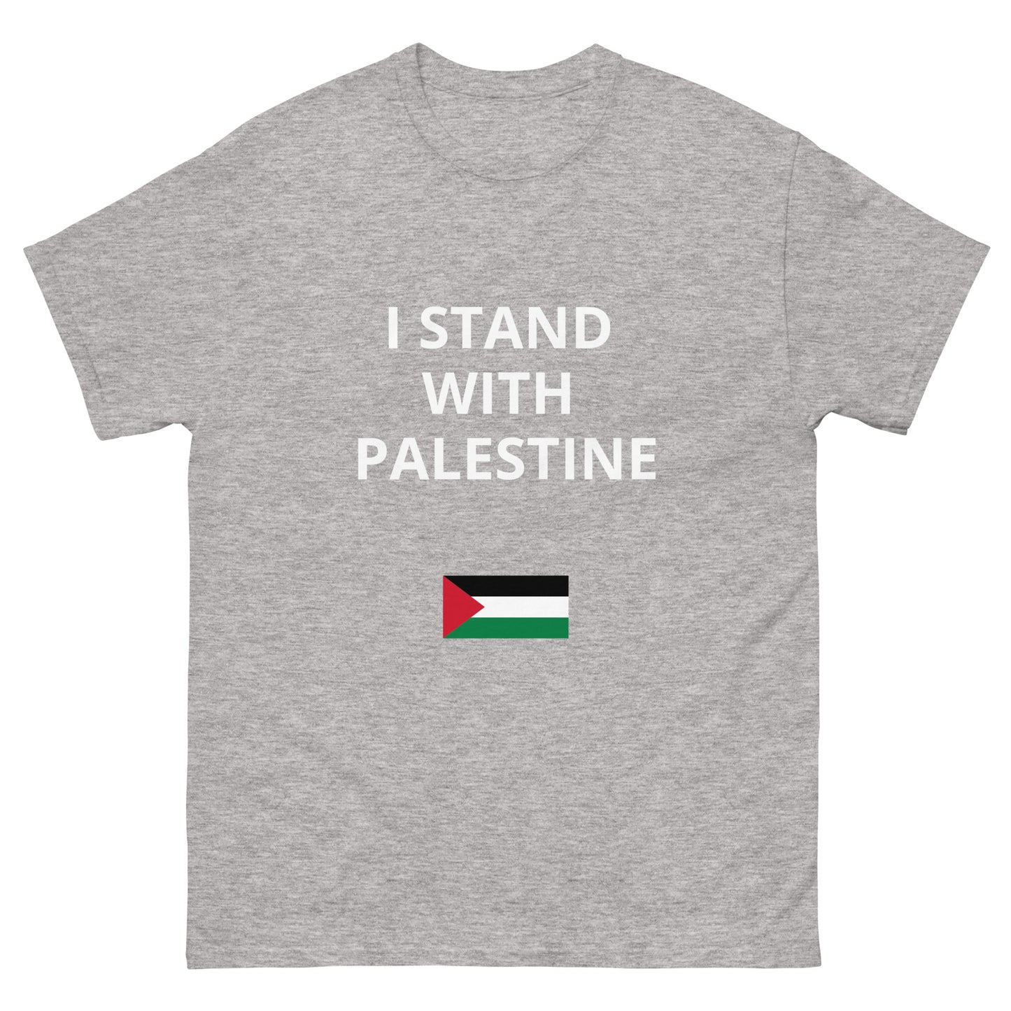 "I Stand with Palestine" Men's Printed tee