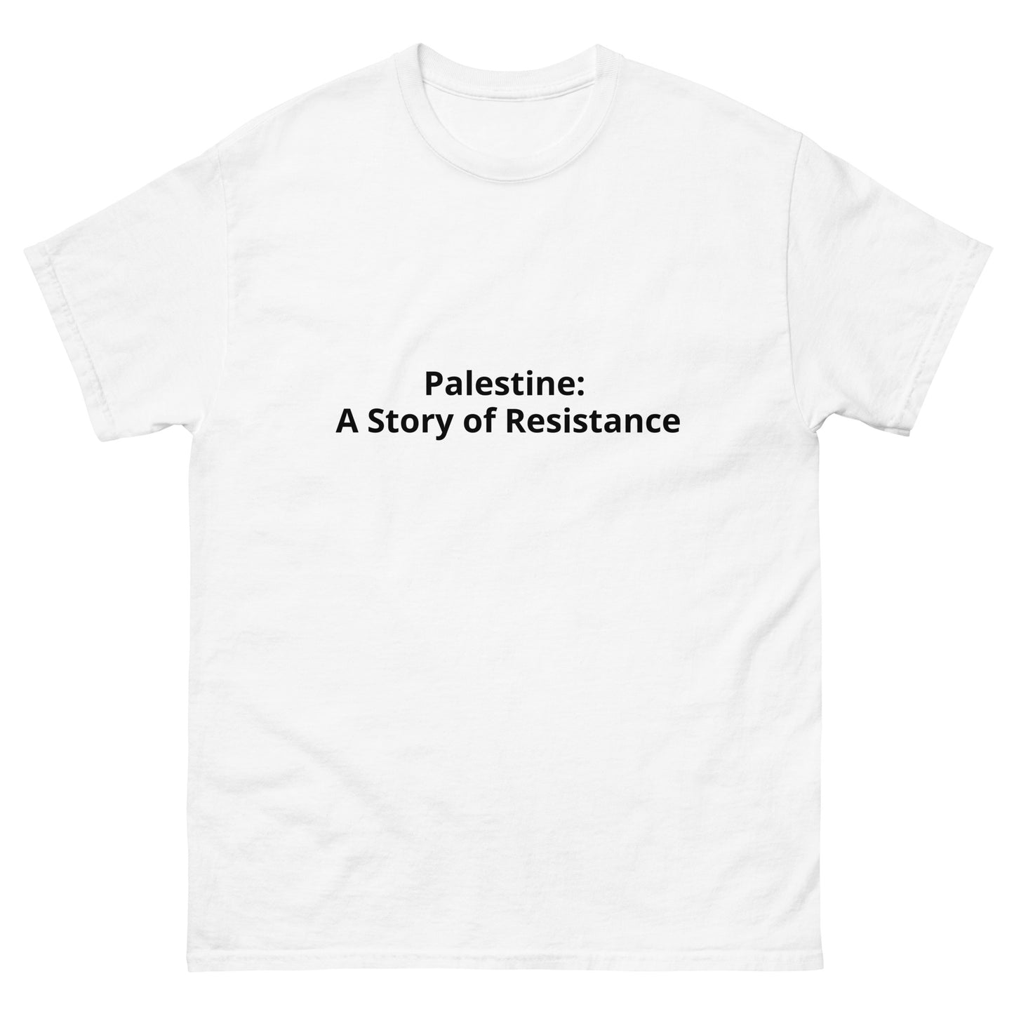 "Story of Resistance" Men's Double Sided Printed tee