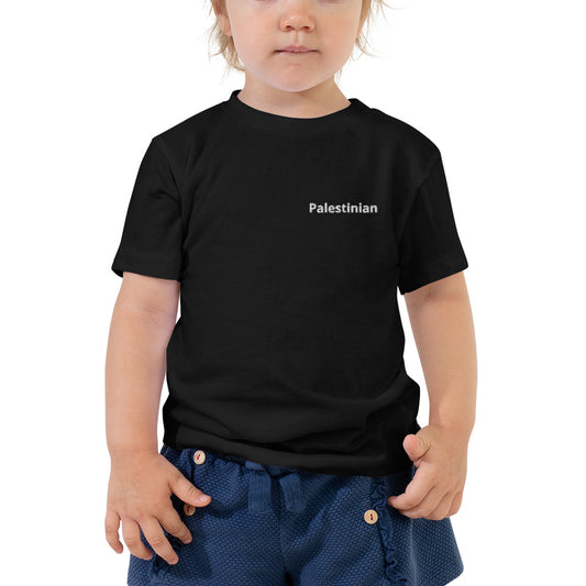 “Palestinian” Toddler Embroidered Tee