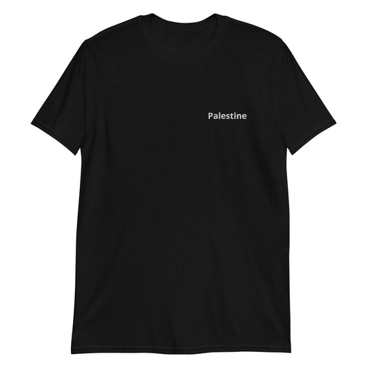 Basic "Palestine" Unisex Embroidered tee