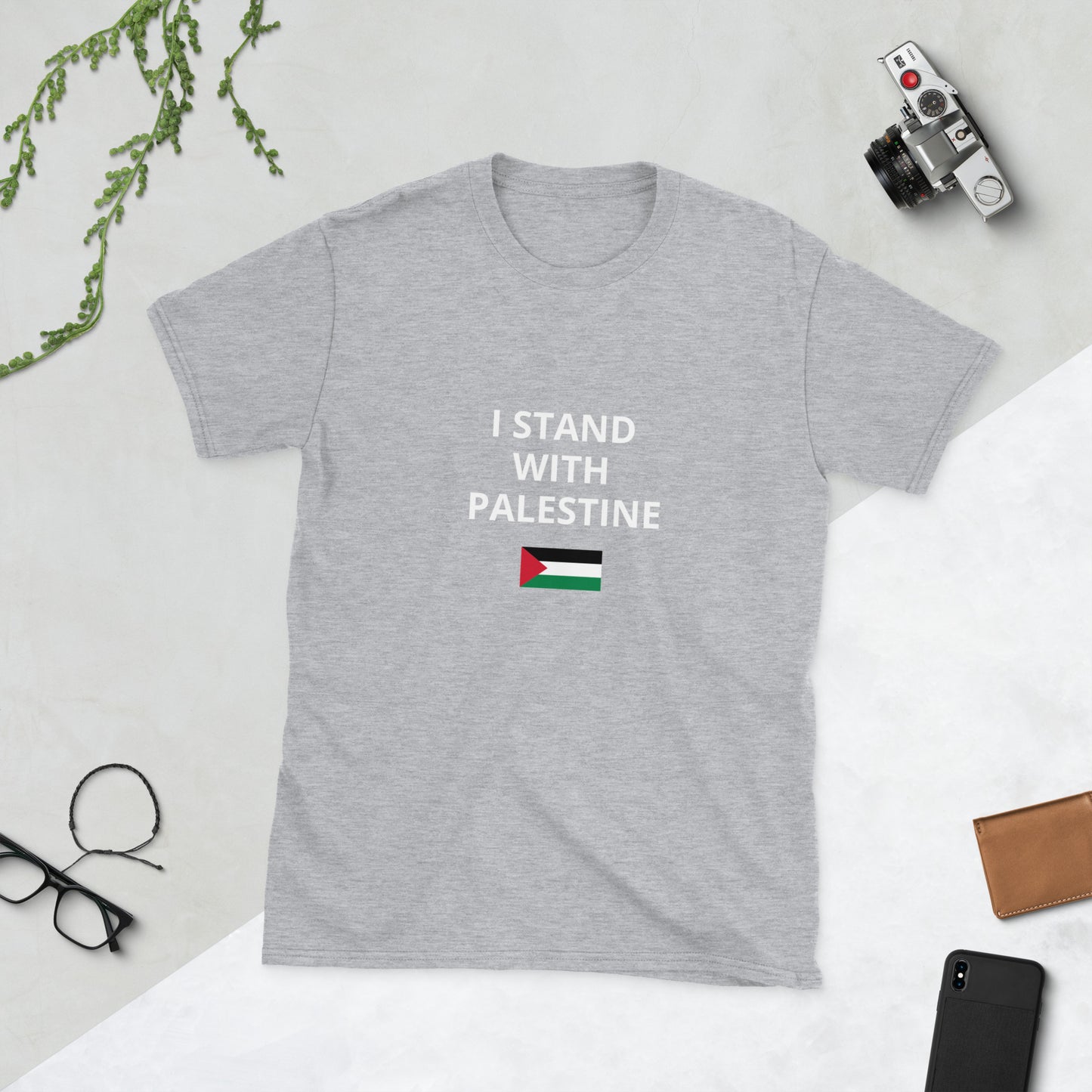 "I Stand With Palestine" Unisex Printed tee