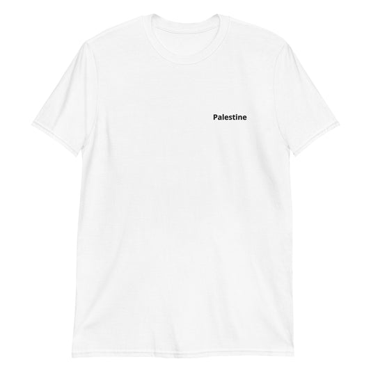 Basic "Palestine" Unisex Embroidered tee