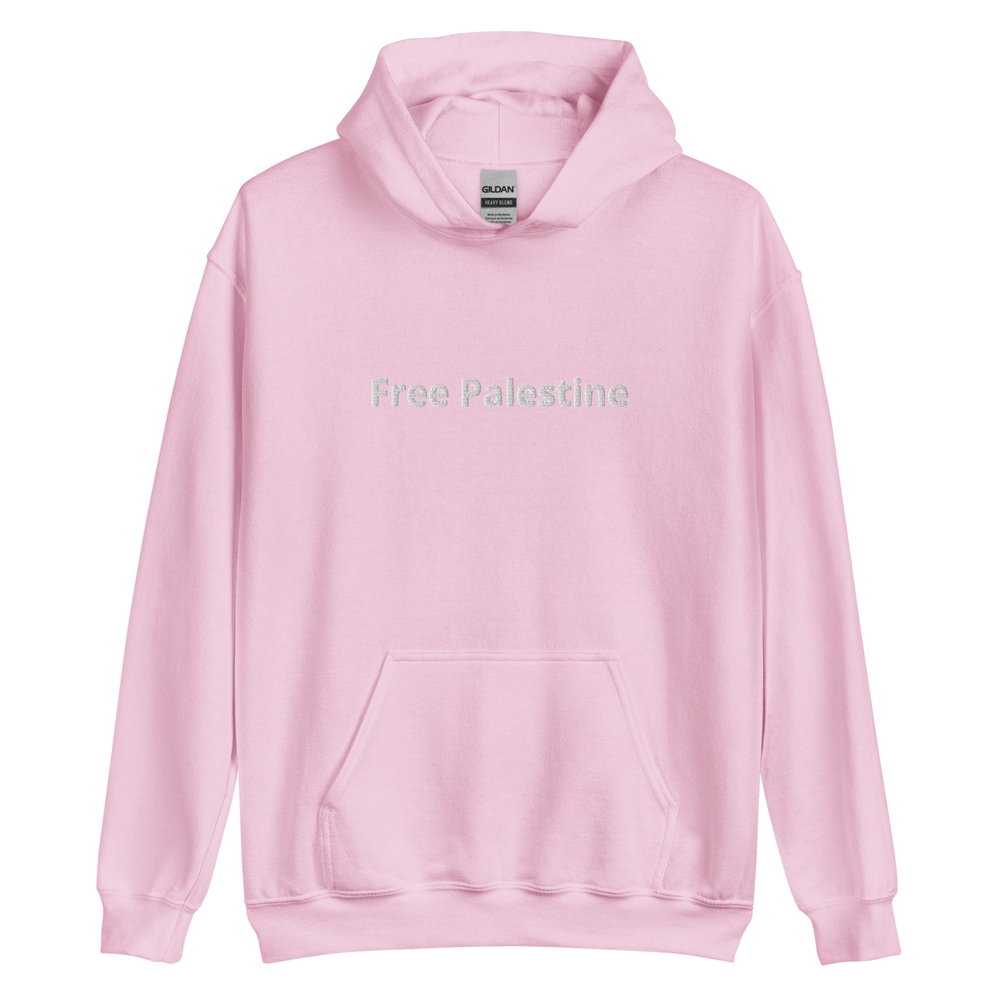 “Free Palestine” Unisex Embroidered Hoodie