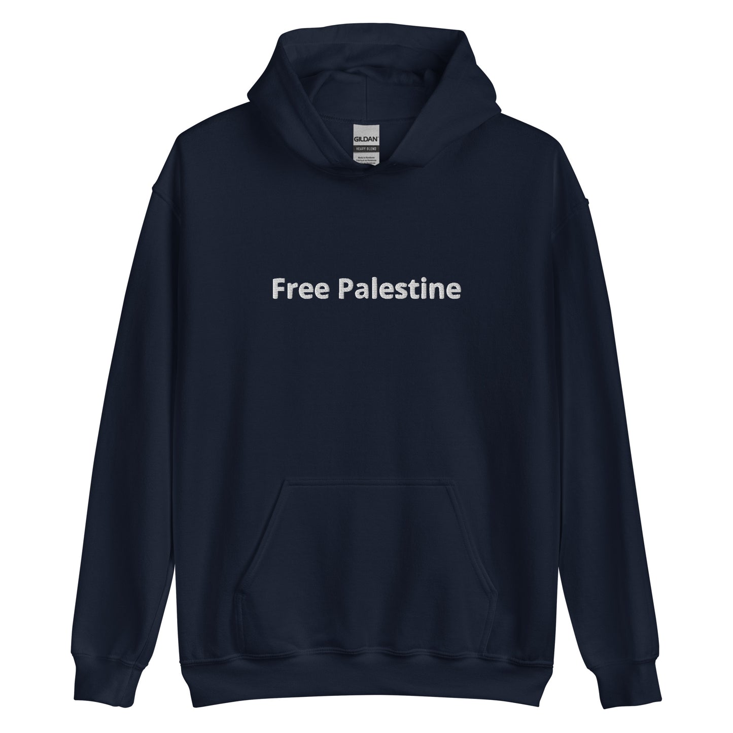 “Free Palestine” Unisex Embroidered Hoodie