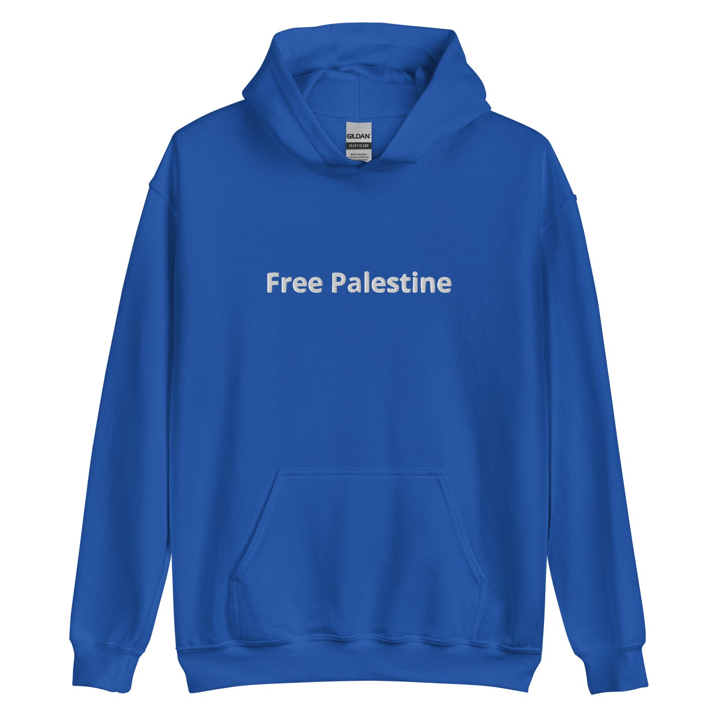 “Free Palestine” Unisex Embroidered Hoodie