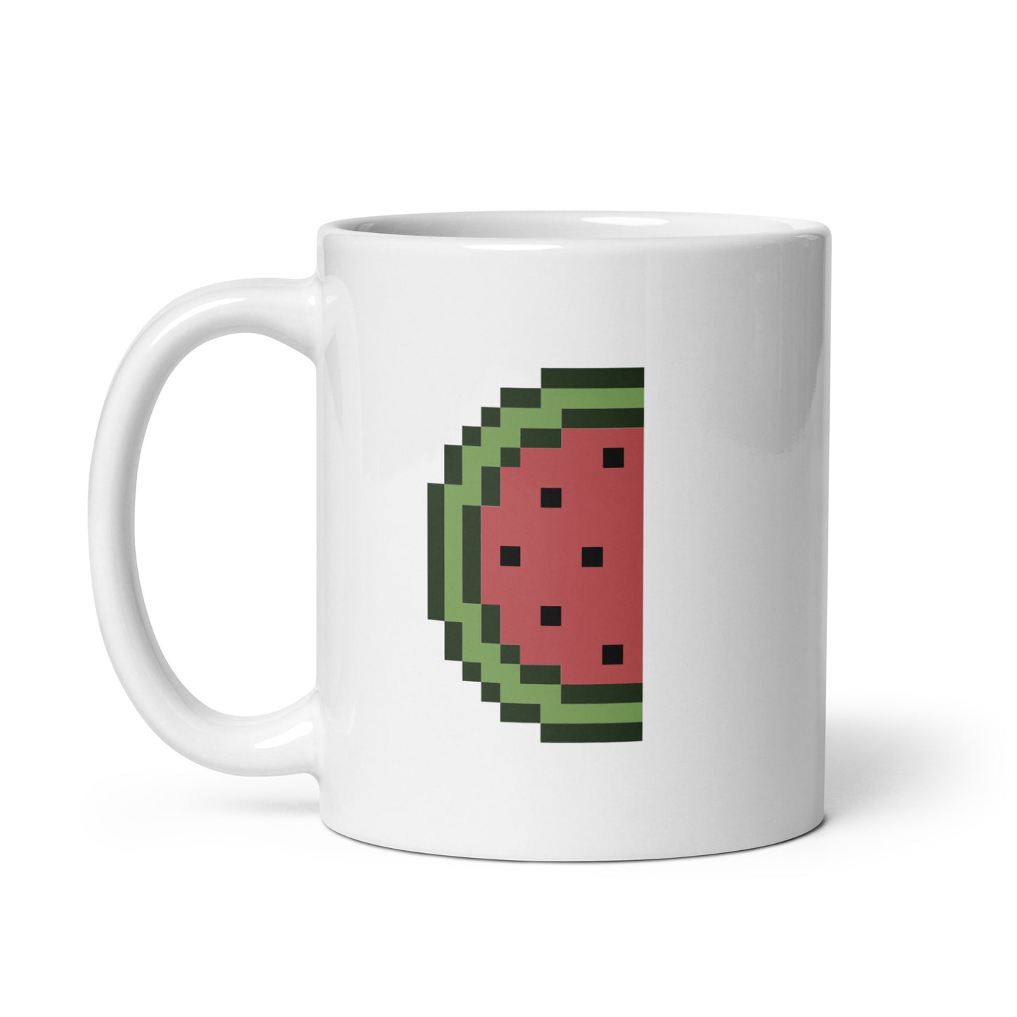 Watermelon White Glossy Mug