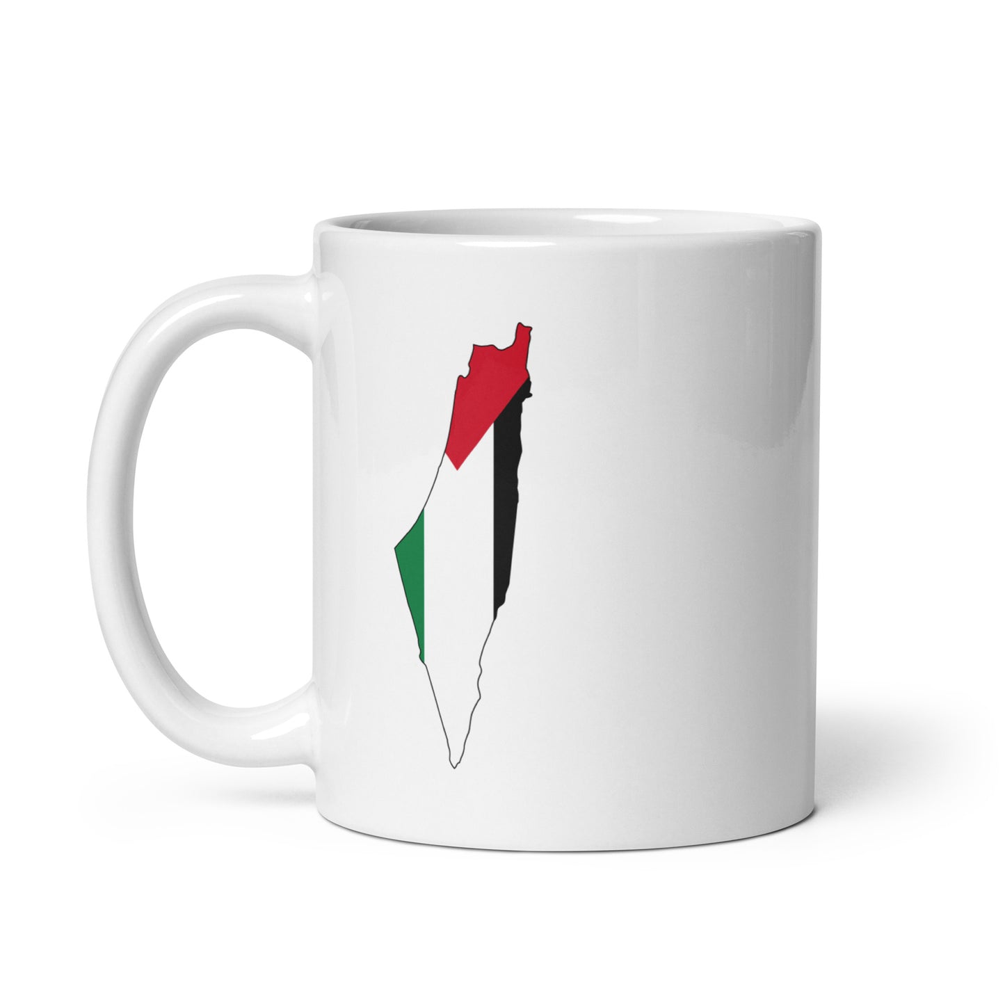 Palestine White Glossy Mug