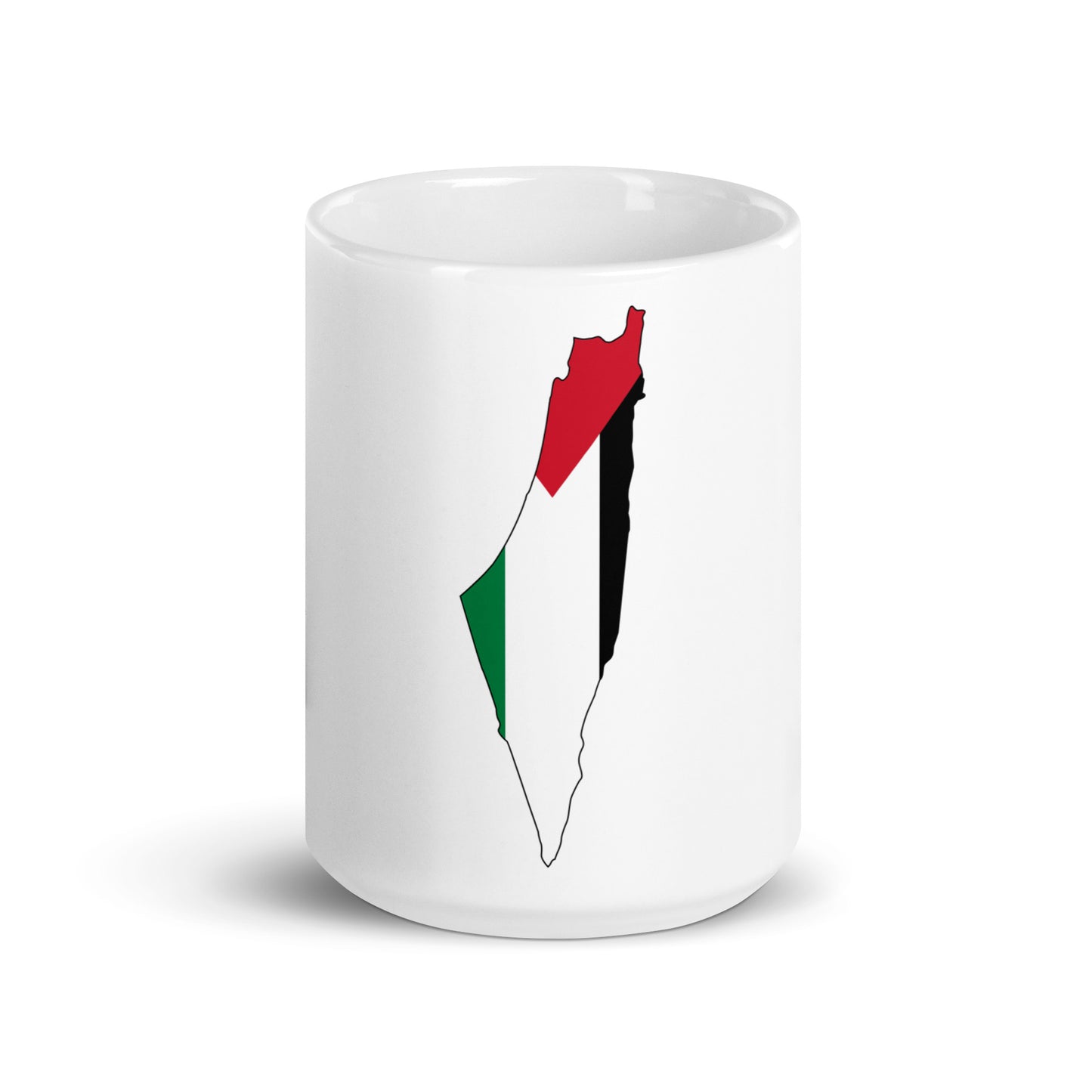 Palestine White Glossy Mug